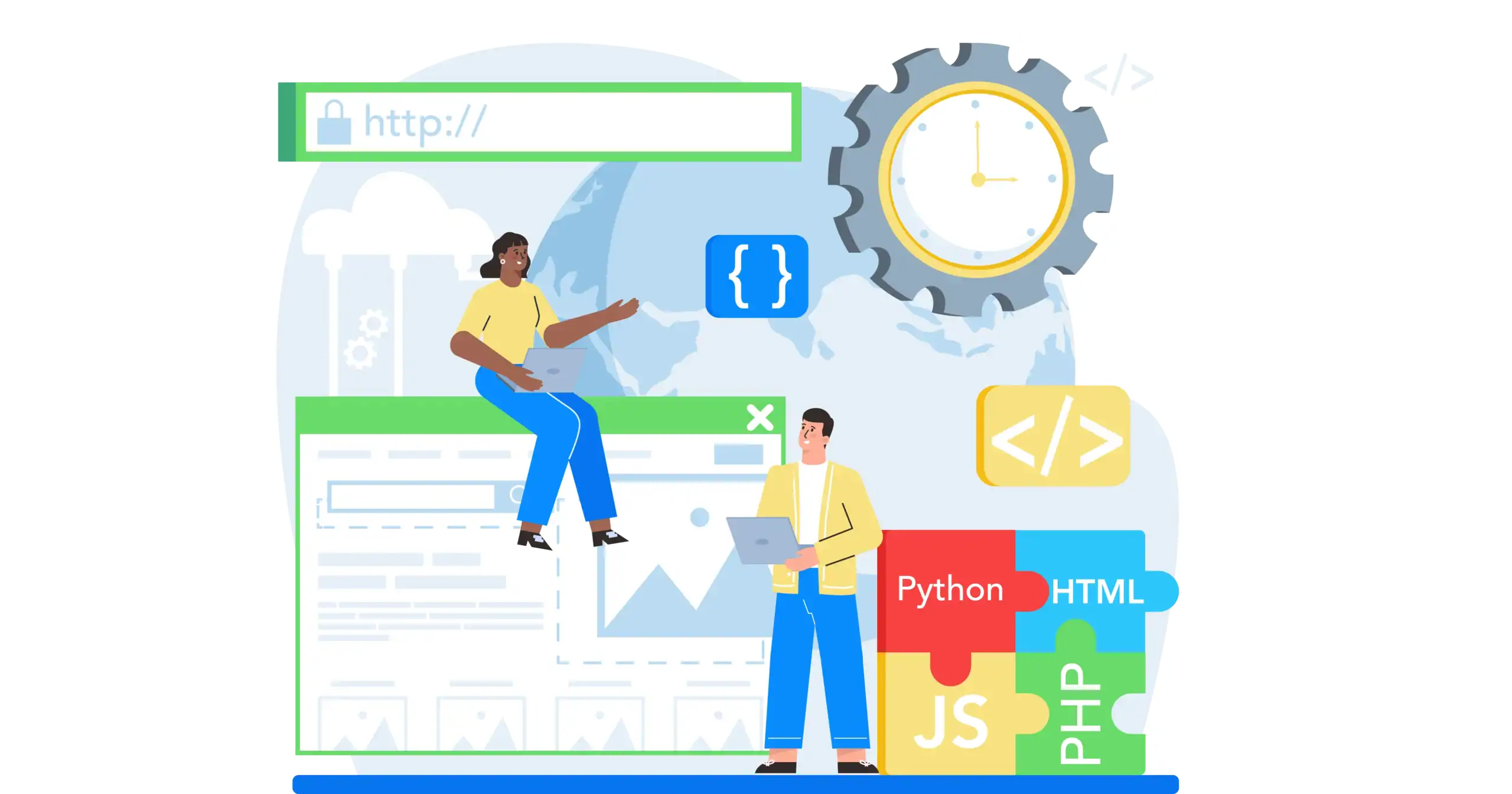 Gym के लिए Professional Website बनाना
